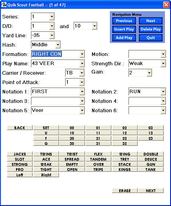 Football Scout Card Template